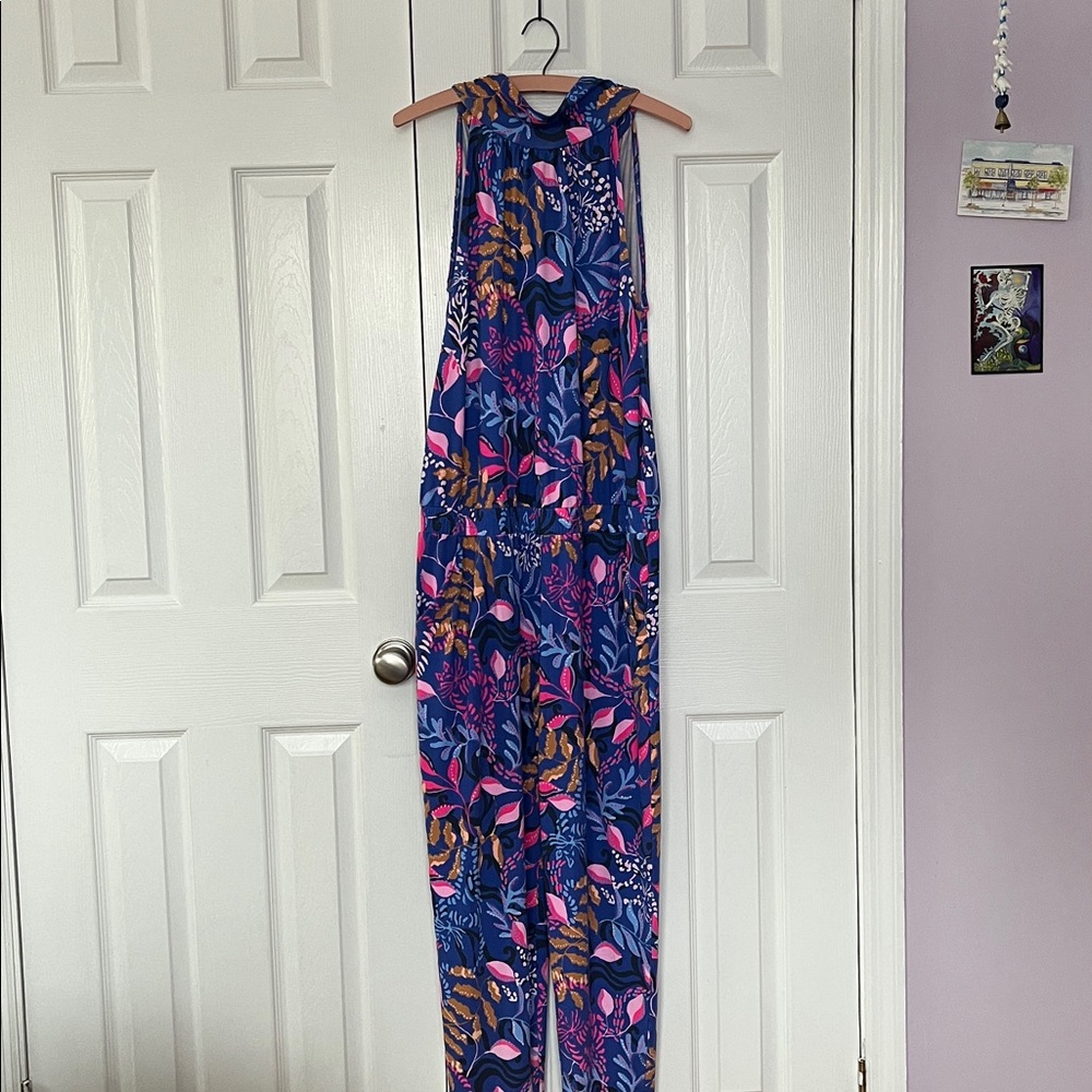 Lily Pulitzer jumpsuit size large pocket